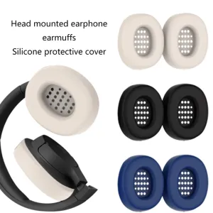 Almofada ouvido silicone para tune 770nc, protetor fones ouvido à prova suor lavável, atacado