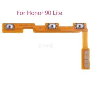 Ligar desligar e botão de Volume, Peça de substituição para Honor 90 Lite, X50i, Honor 90 Pro