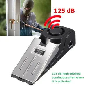 Sistema de Alarme Anti-Theft para Proteção de Segurança, Household Wedge-Shaped Door Stopper, Dispositivo de Alarme de Emergê...