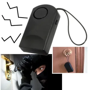 Portátil 120 sensor de toque sem fio alarme segurança alto maçaneta da porta alerta entrada anti roubo assustando hotel viage...