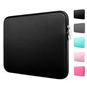 Portátil Zipper Laptop Notebook Case, Tablet Sleeve, Capa Bolsa para MacBook Air Pro Retina, 12 ", 13", 14 ", 15", 15.6"