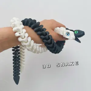 3d impresso cobra dragão decoração de casa simulado 3d impresso cobra articulações de corpo inteiro rotativo estatueta articu...