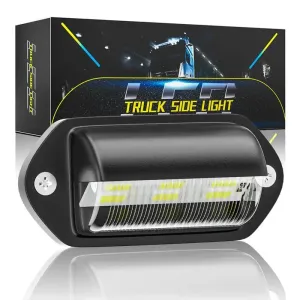 Lâmpada de matrícula universal para carro, caminhão, RV, reboque, van, lanterna traseira, LED, impermeável, lâmpadas traseira...