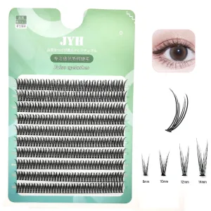 ADIYA Natural Cluster Cílios, Falso Eye Lashes, Dovetail Fly Cílios Extensões, Peixe Cauda De Seda, Maquiagem de Alta Qualida...