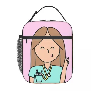 Enfermera-Saco térmico reutilizável grande para homens e mulheres, lancheira, sacola de trabalho, medicina médica, saúde, enf...