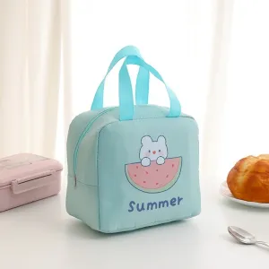 Saco de almoço das crianças dos desenhos animados saco isolado portátil folha de alumínio grande capacidade portátil lancheir...