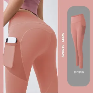 Calças de ioga sem costura feminina, leggings push up, cintura alta, prova de agachamento, fitness esportivo, treino energéti...