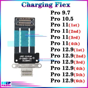 Portas USB Carregador Dock Conector Cabo de microfone para Ipad Pro 9.7 10.5 11 12.9 1a 2a 3a 4a 5a 6a Geração Carregamento F...