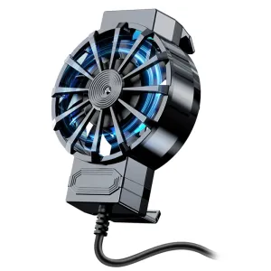 Refrigerador silencioso para telefone celular com ventilador resfriamento 45 mm para smartphone 4 a 6,7 ​​polegadas,