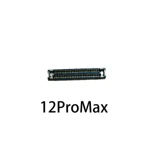 2 pçs display lcd digitador conector fpc na placa-mãe para o iphone 12 12 pro max mini 12mini 12pro 12promax plug on cabo fle...